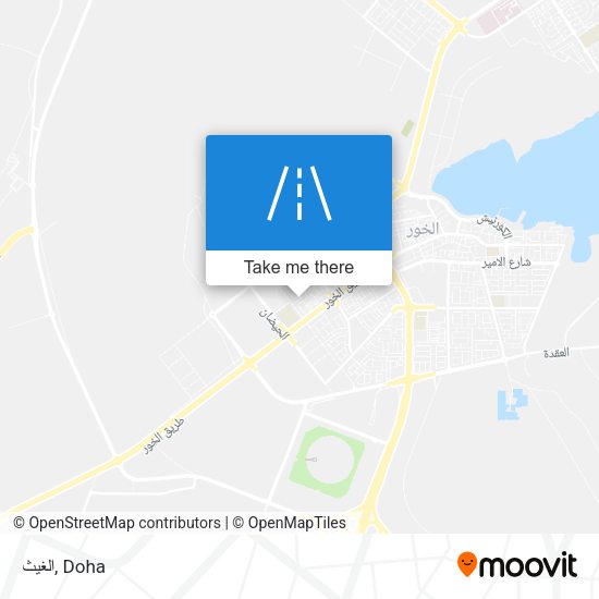 الغيث map