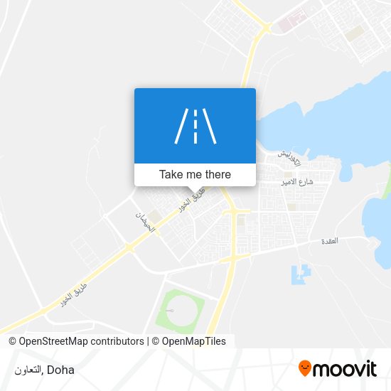 التعاون map