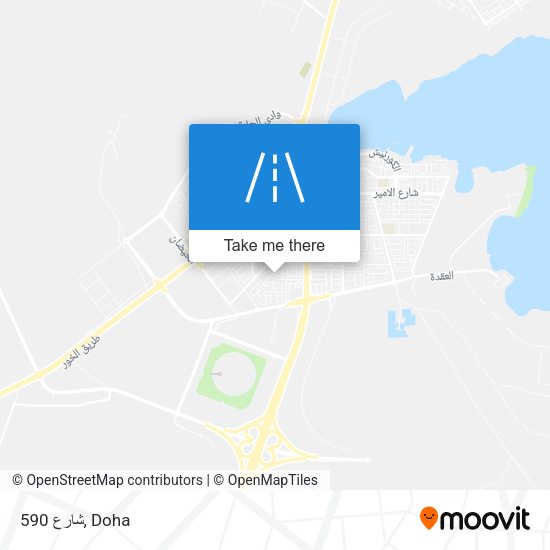 شارع 590 map