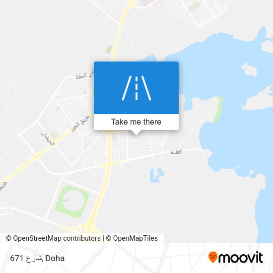 شارع 671 map