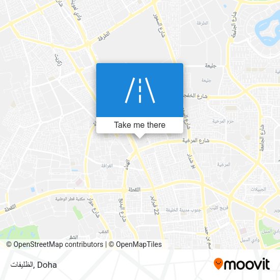 الظليفات map