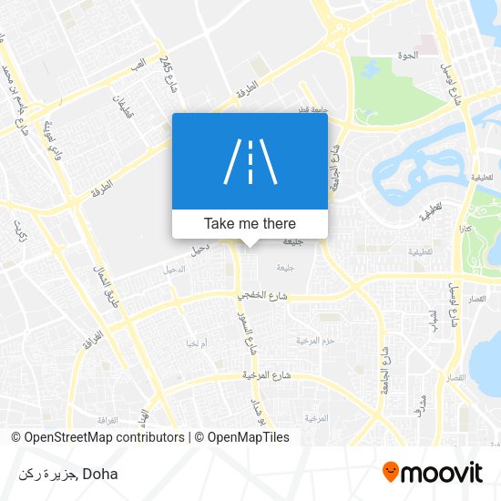 جزيرة ركن map