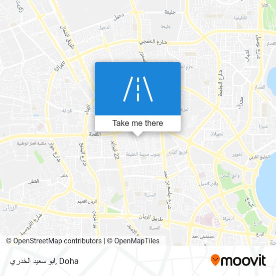 ابو سعيد الخدري map