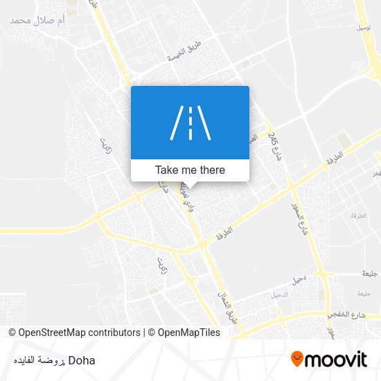 روضة الفايده map