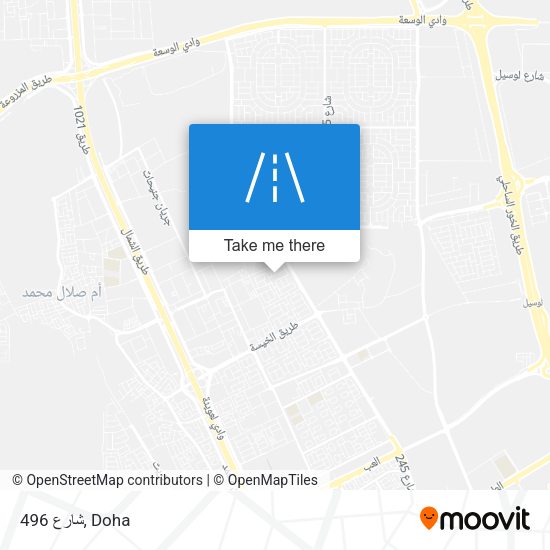 شارع 496 map