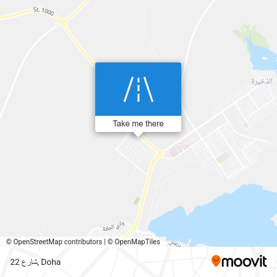 شارع 22 map