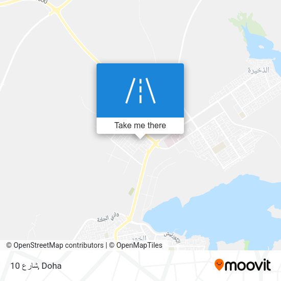 شارع 10 map