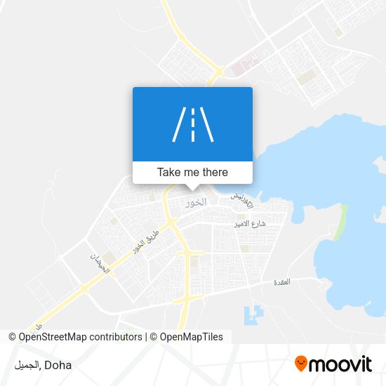 الجميل map