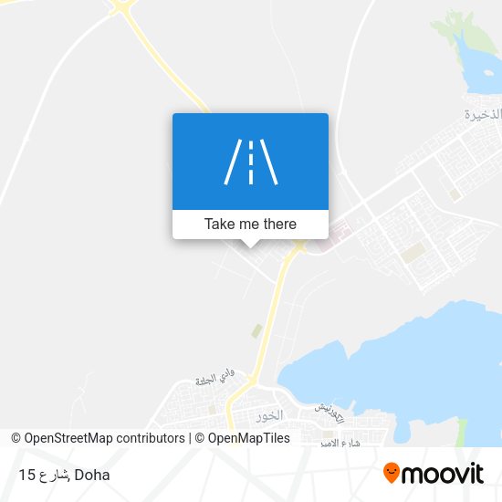 شارع 15 map