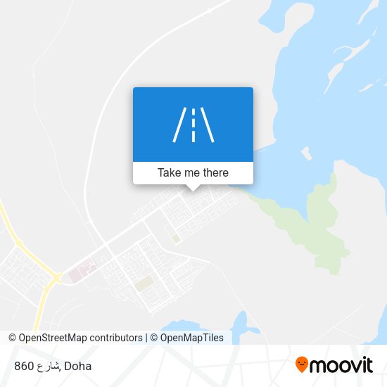 شارع 860 map