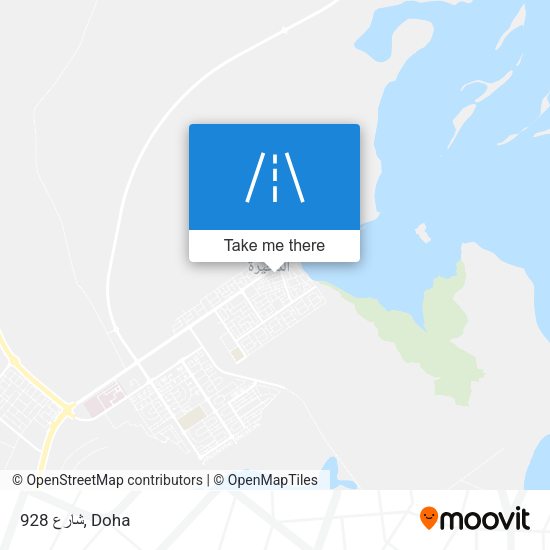 شارع 928 map