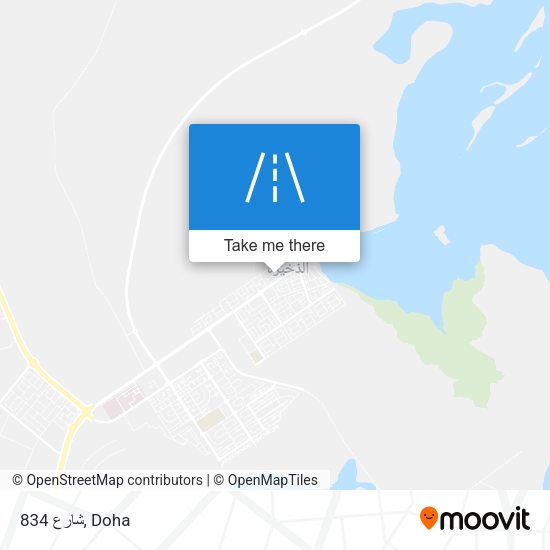 شارع 834 map