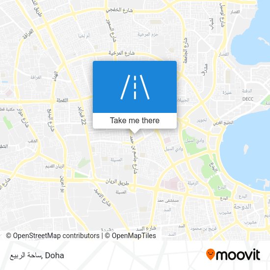 ساحة الربيع map