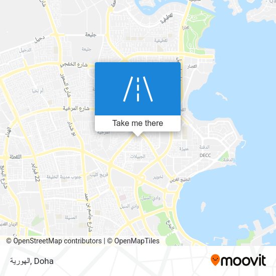 الهورية map