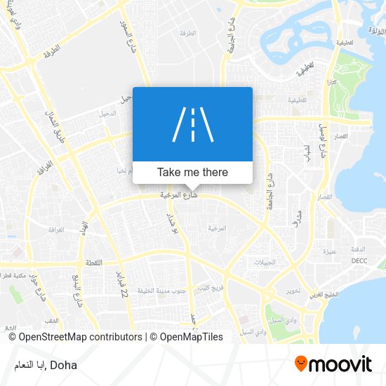 ابا النعام map