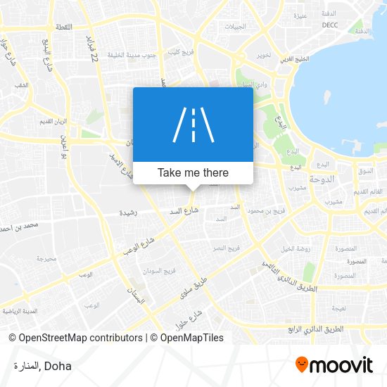 المنارة map