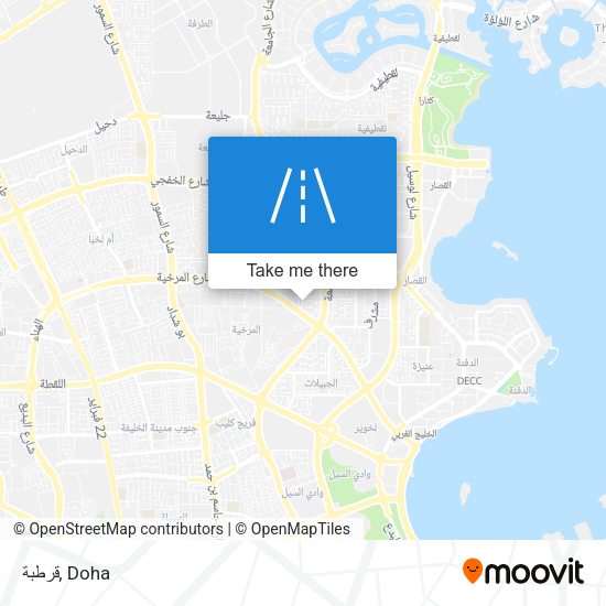 قرطبة map