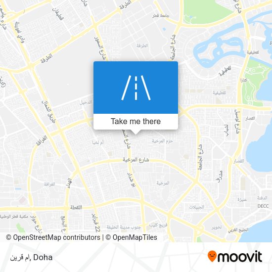 ام قرين map