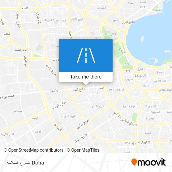 شارع السلامة map