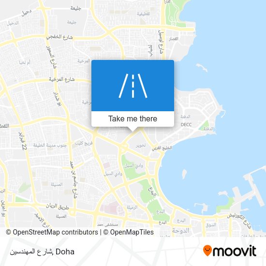 شارع المهندسين map