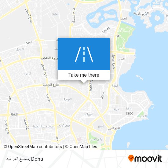 صنيع العرابيد map
