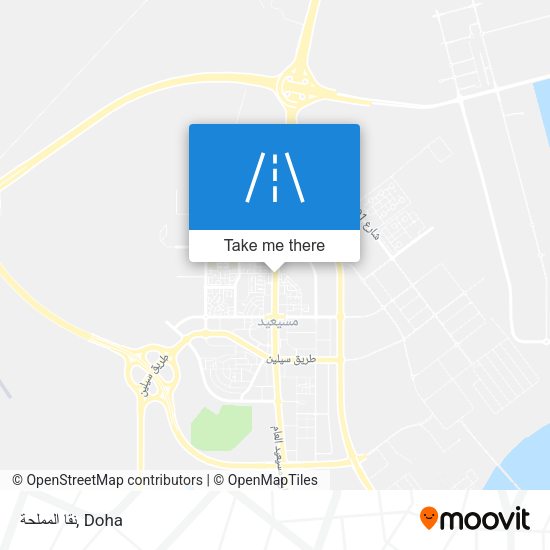 نقا المملحة map
