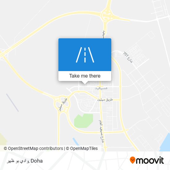 وادي بو ظهر map