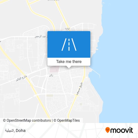 اشبيلية map