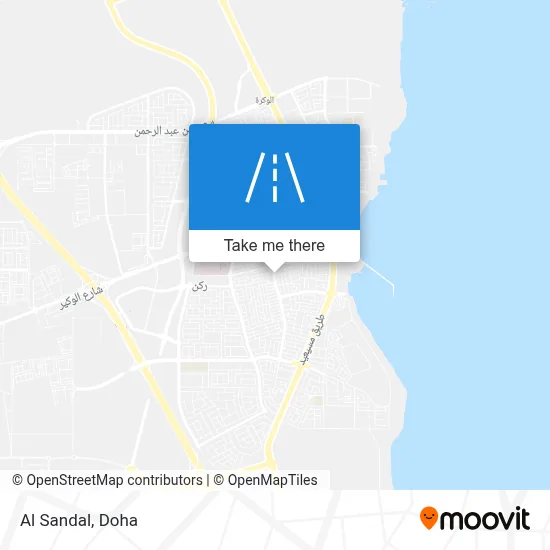 Al Sandal map
