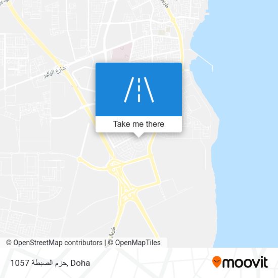 حزم الصبطة 1057 map