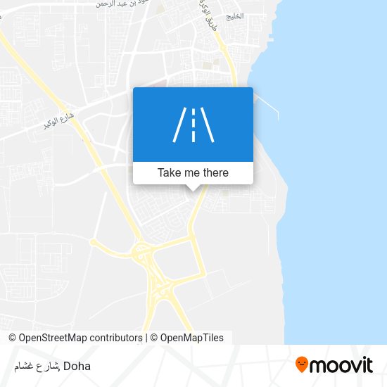 شارع غشام map