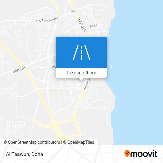 Al Taawun map
