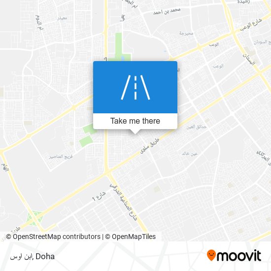 ابن اوس map