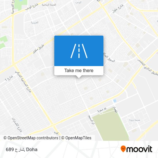 شارع 689 map
