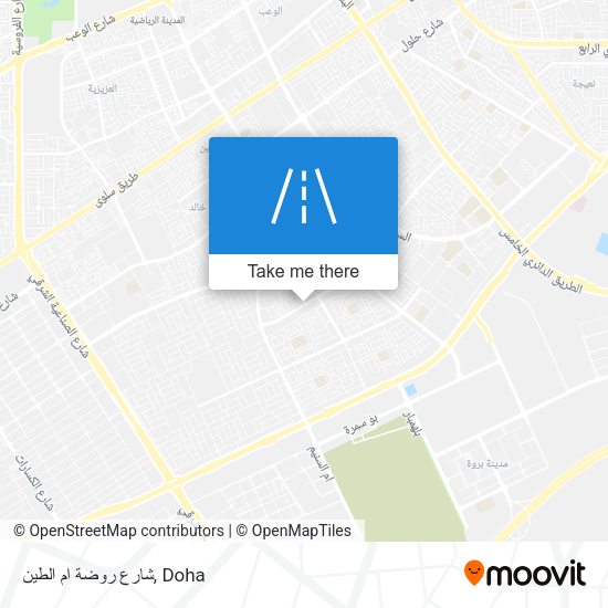 شارع روضة ام الطين map