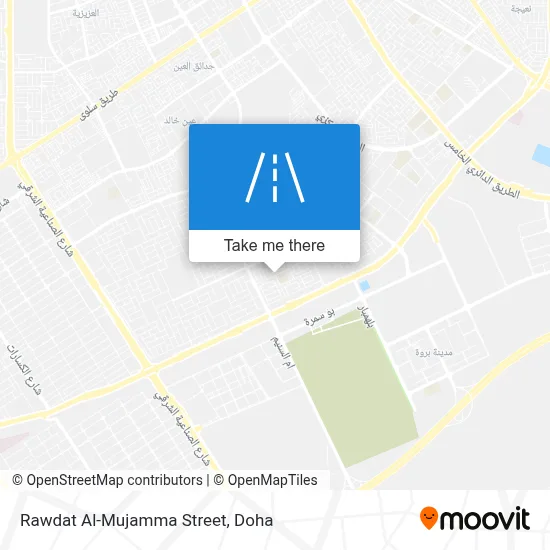 Rawdat Al-Mujamma Street map