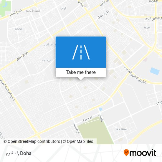 ابا الدوم map