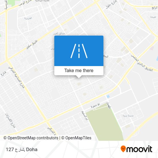 شارع 127 map