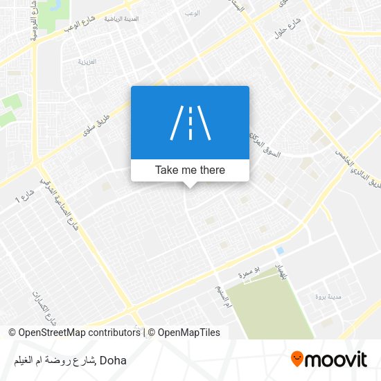 شارع روضة ام الغيلم map