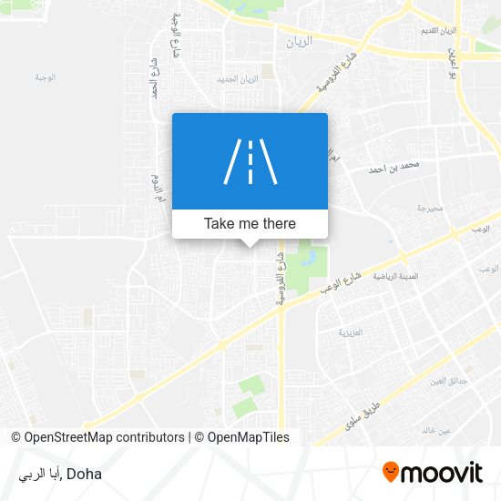 أبا الربي map