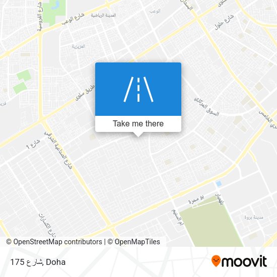 شارع 175 map