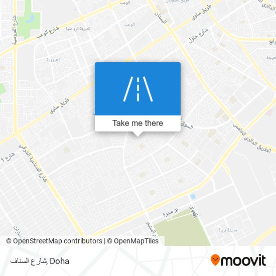 شارع السناف map