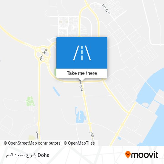 شارع مسيعيد العام map