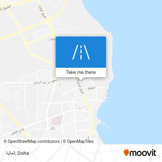 العالية map