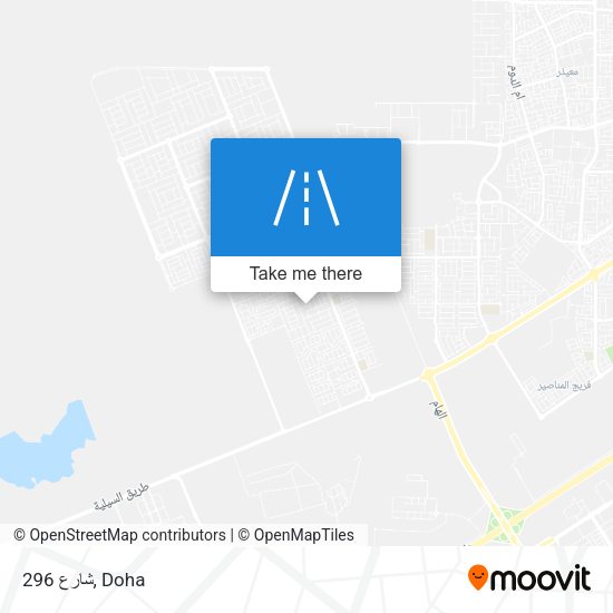 شارع 296 map