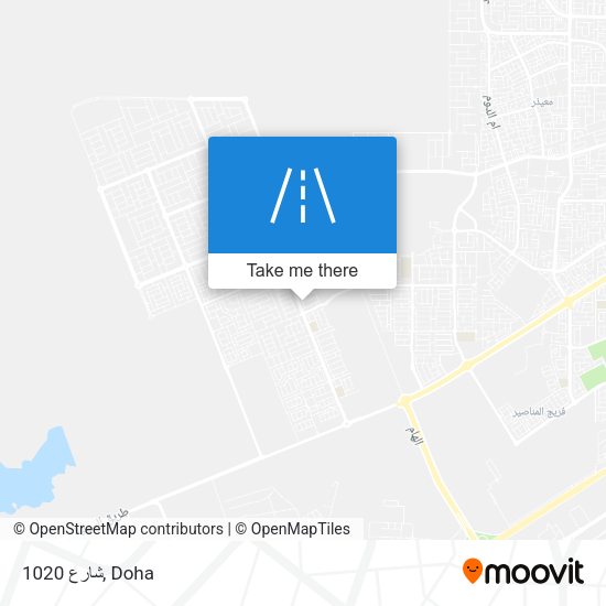 شارع 1020 map