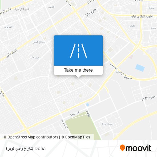 شارع وادي لوبرة map