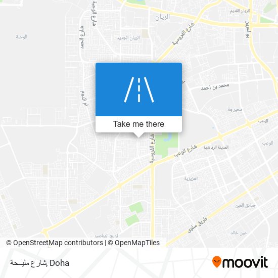 شارع مليــحة map