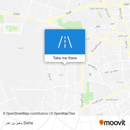 معين بن عمر map