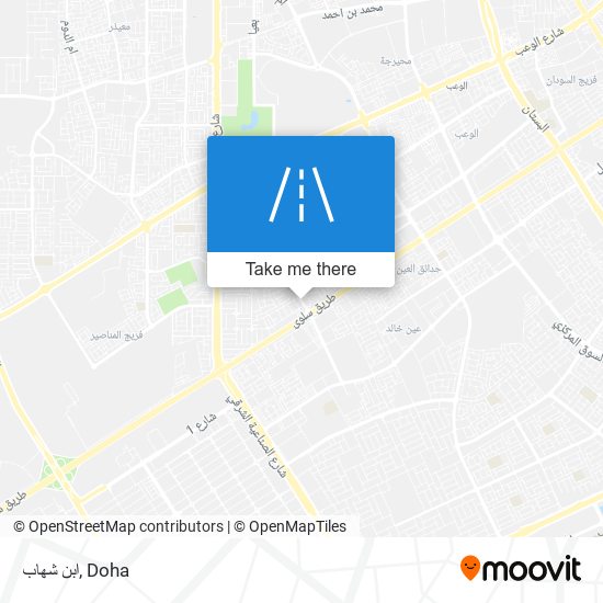 ابن شهاب map